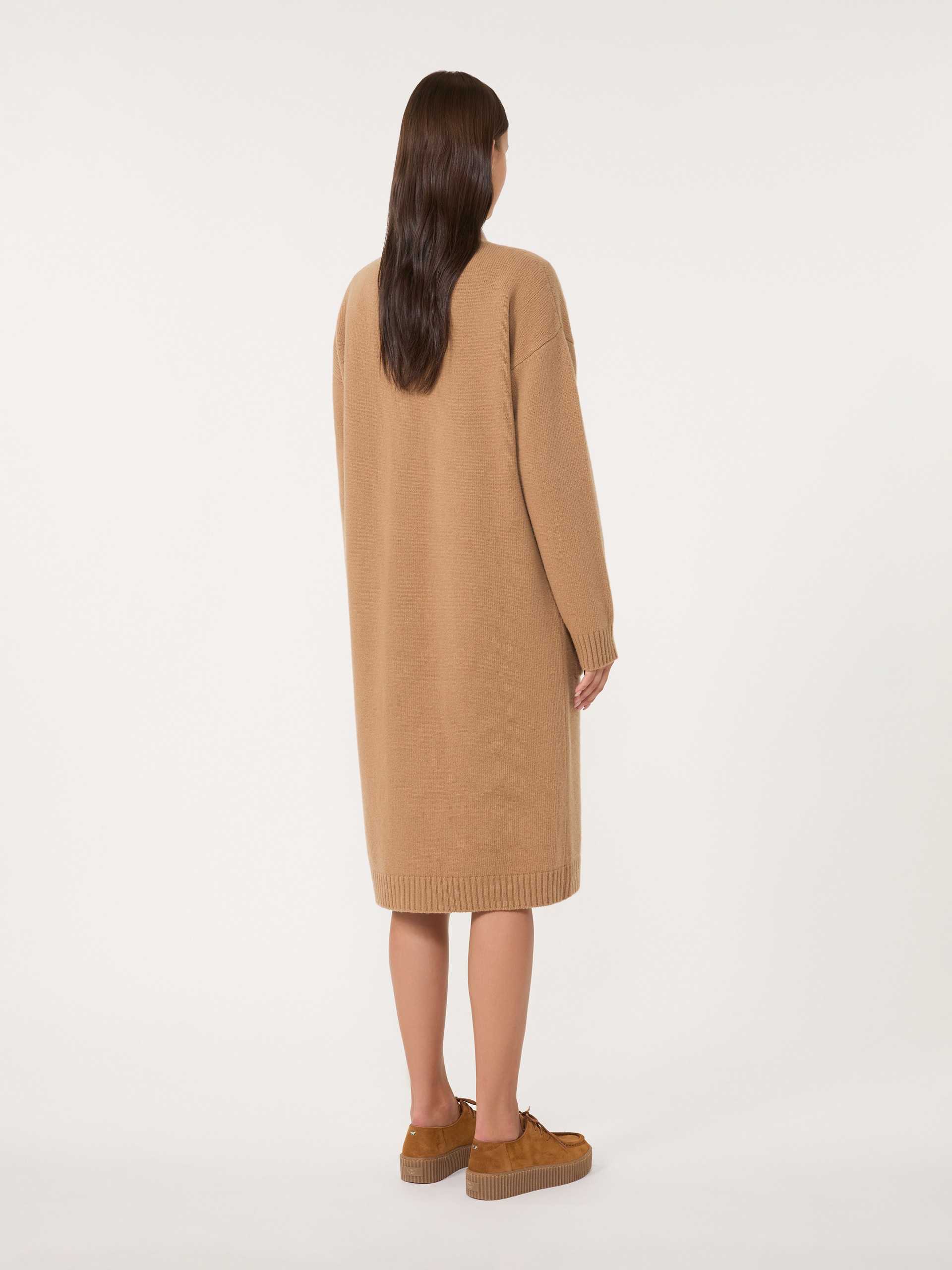 GODEZIA Long wool knit cardigan - 4