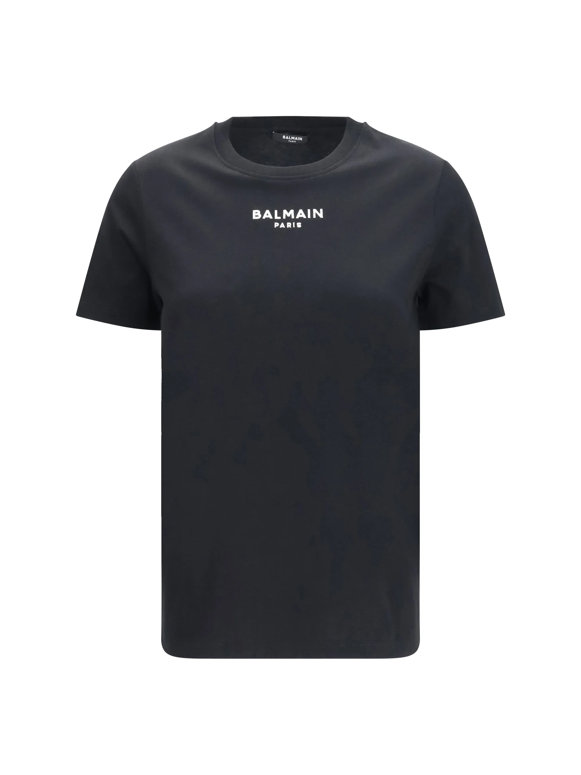 Balmain Women Balmain Paris Emb Jersey Classic T-Shirt - 1
