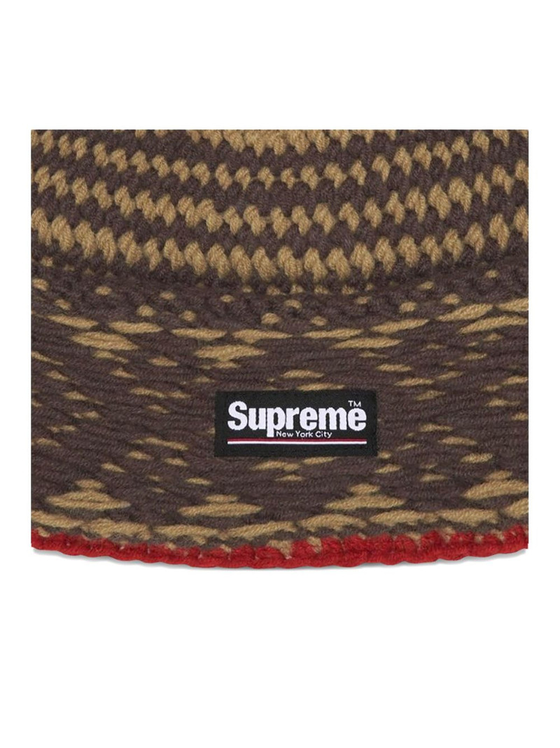 Supreme logo-patch beanies hat outlook