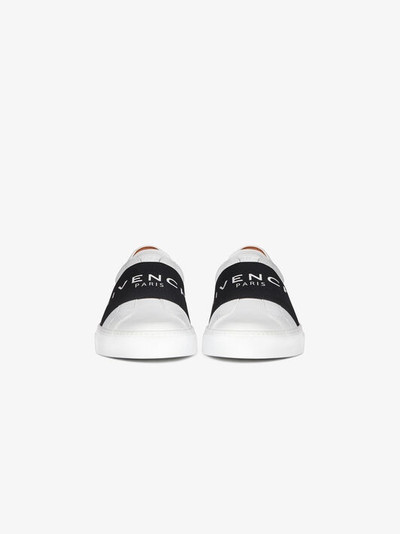 Givenchy SNEAKERS IN LEATHER WITH WEBBING outlook