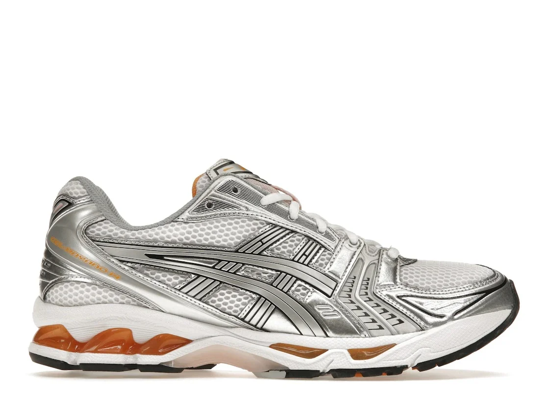 ASICS Gel-Kayano 14 White Pure Sliver Orange - 1