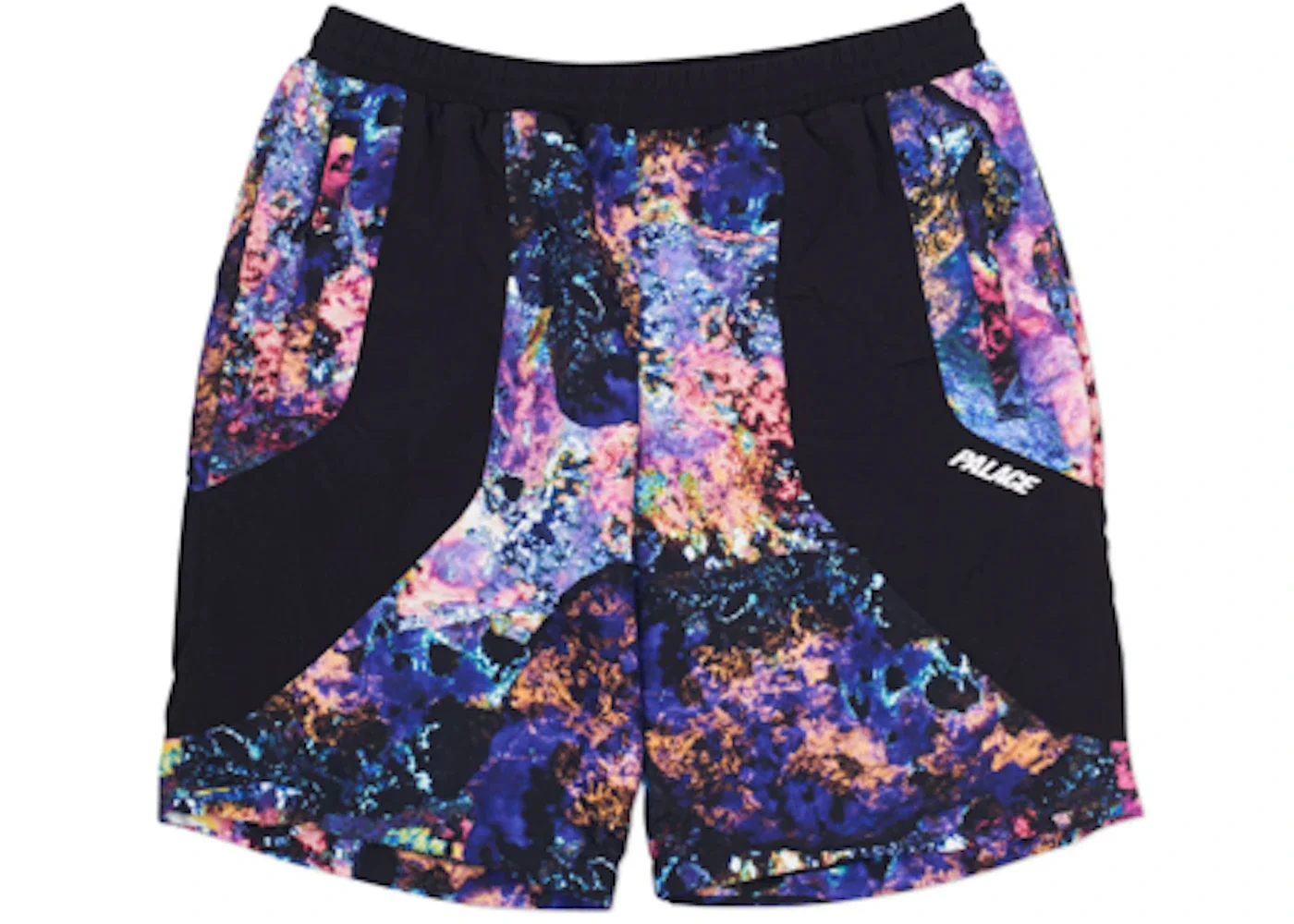 Palace Iments Shell Shorts Black/Purple - 1