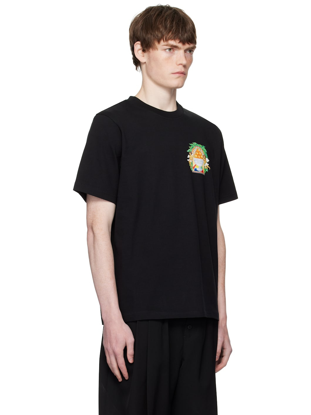 Black Triomphe D'Orange Short-Sleeve T-Shirt - 2