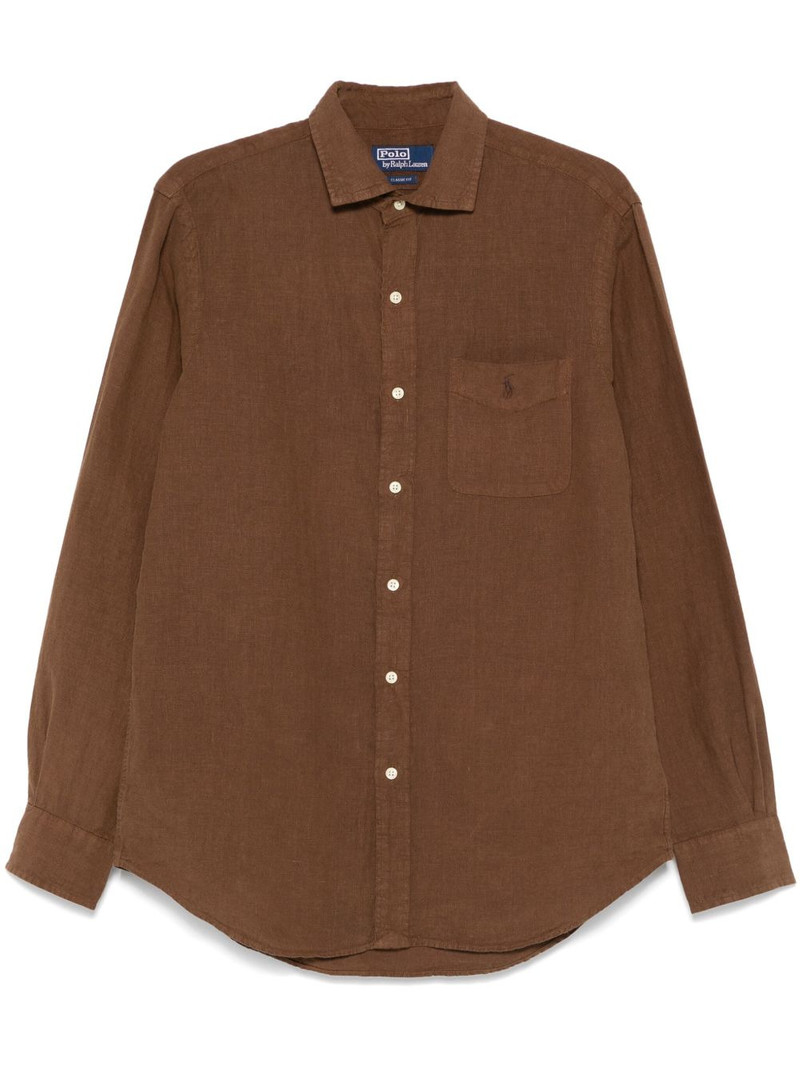 Polo Pony-embroidered shirt 1
