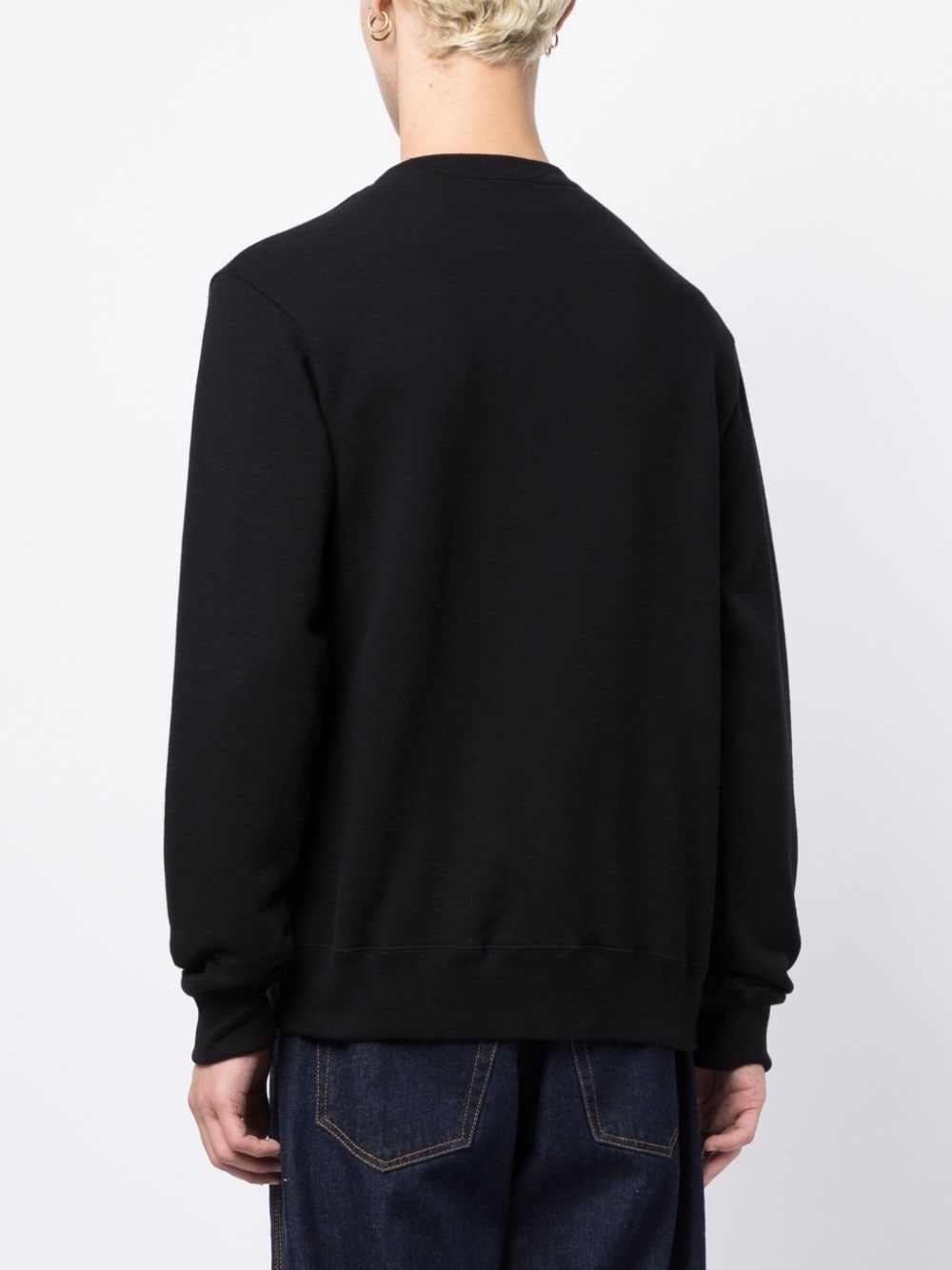slogan-print crew-neck cotton T-shirt - 4