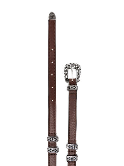 DOROTHEE SCHUMACHER Western Coolness leather belt outlook