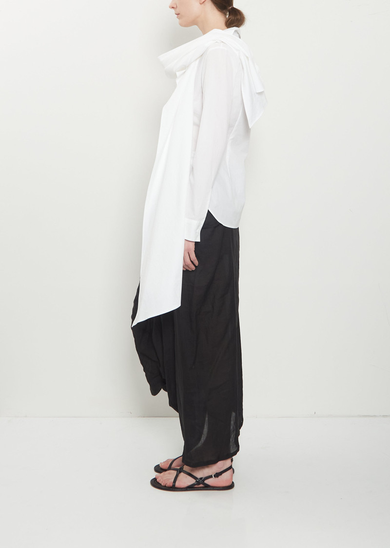 Stole Detail Cotton Blouse 2