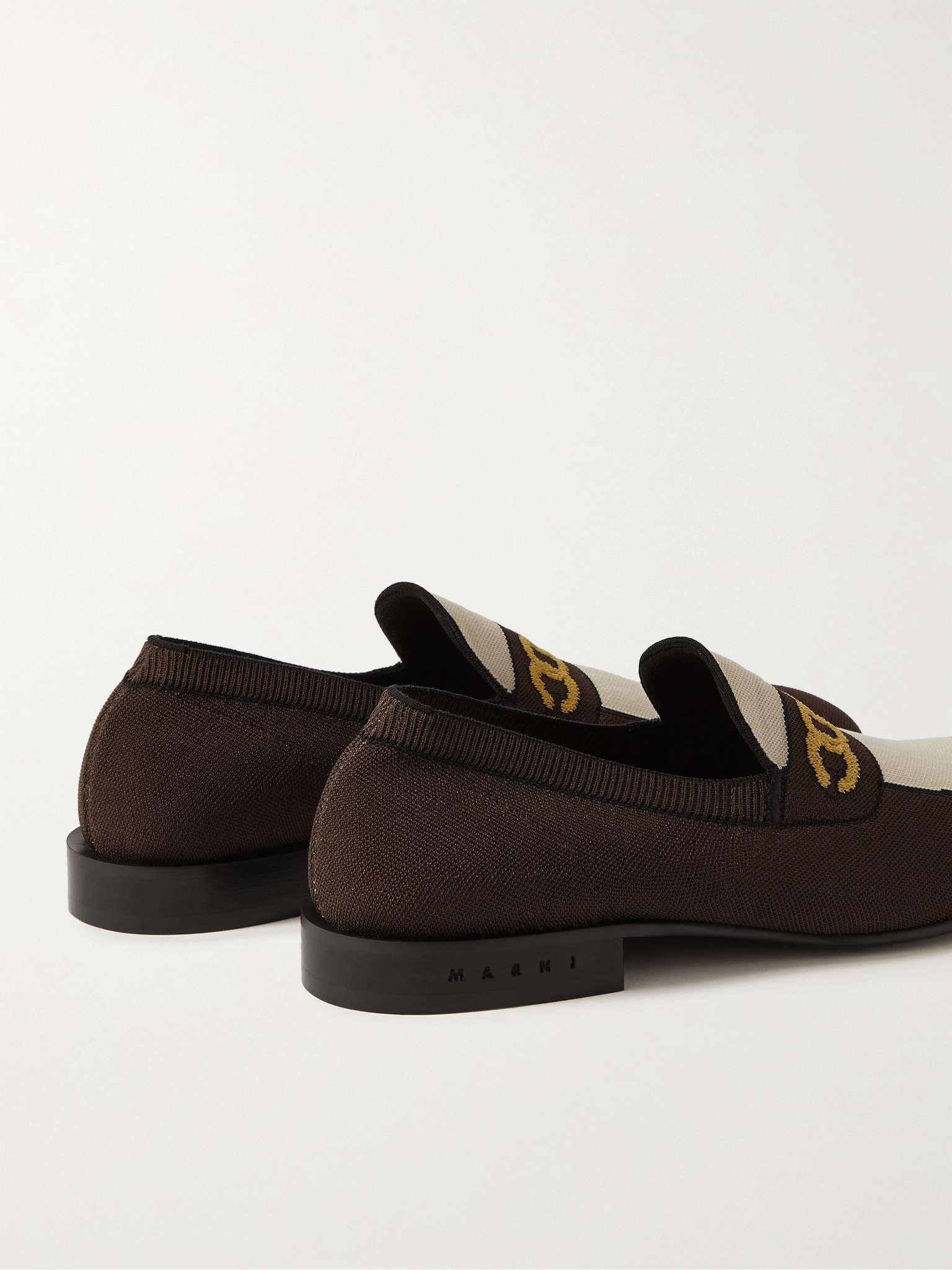 Jacquard Stretch-Knit Loafers - 5