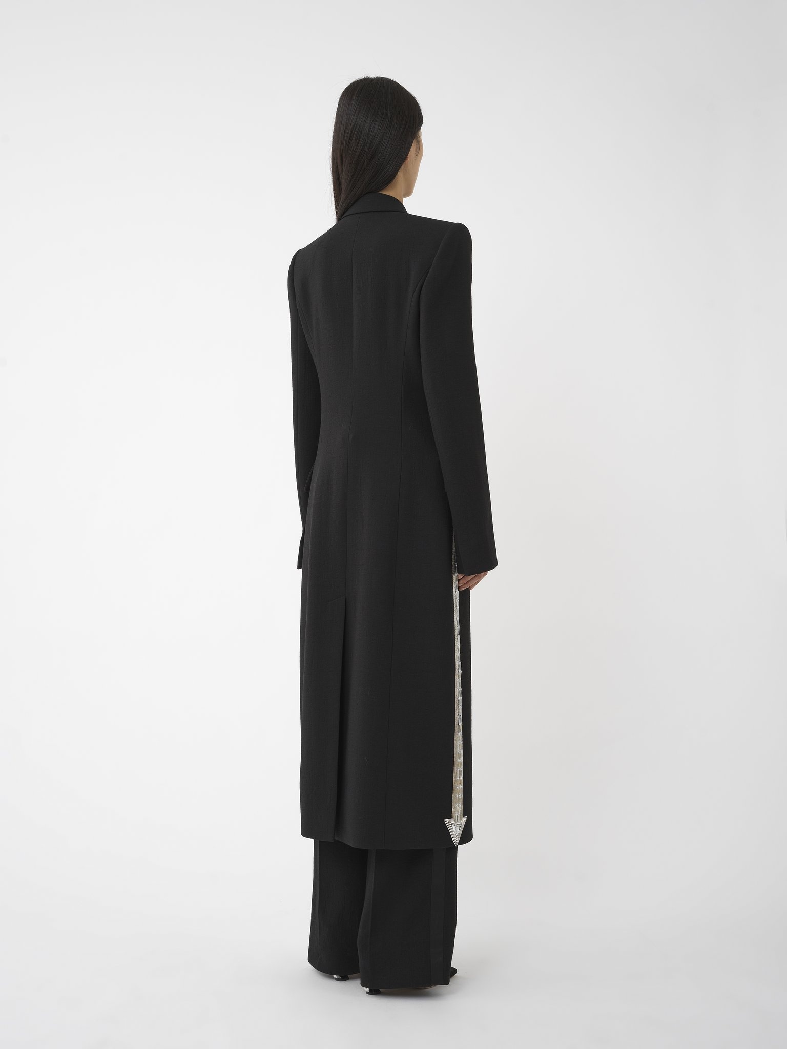 EMBROIDERED TAILORED COAT - 5
