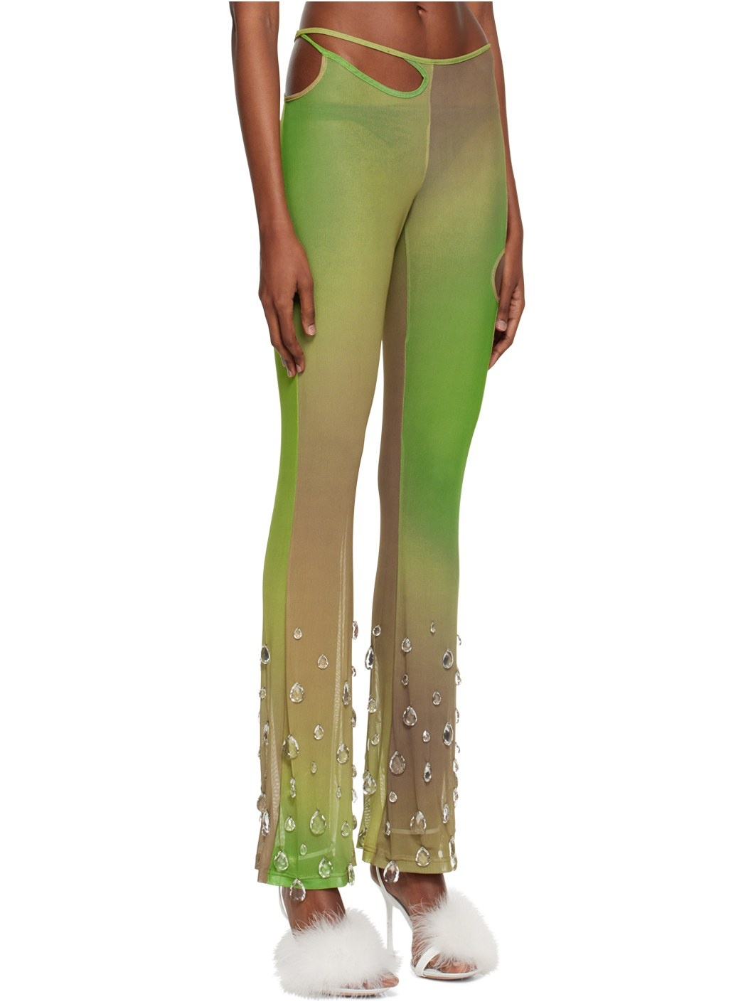Khaki Sita Drops Leggings - 2