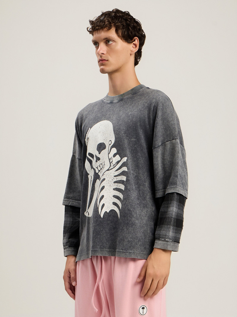Skull Double Long-Sleeved Shirt 4