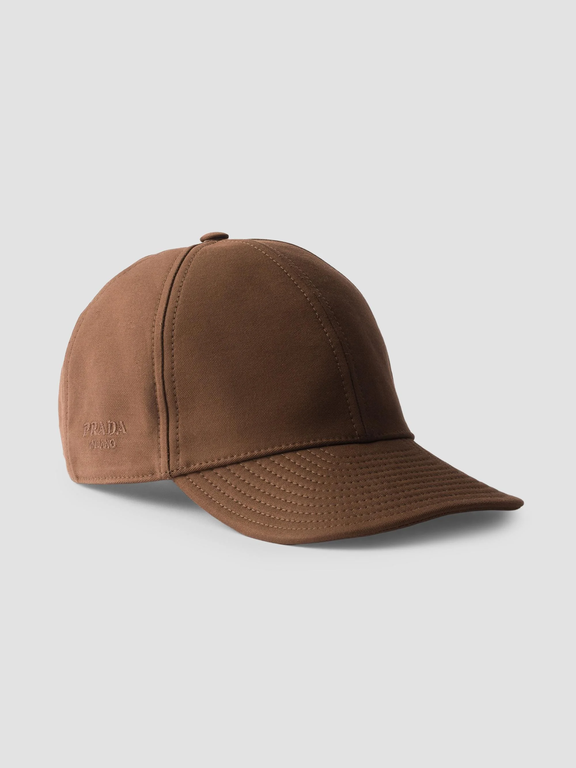 Men's Old Cotton Satin Baseball Cap - Brown - 1