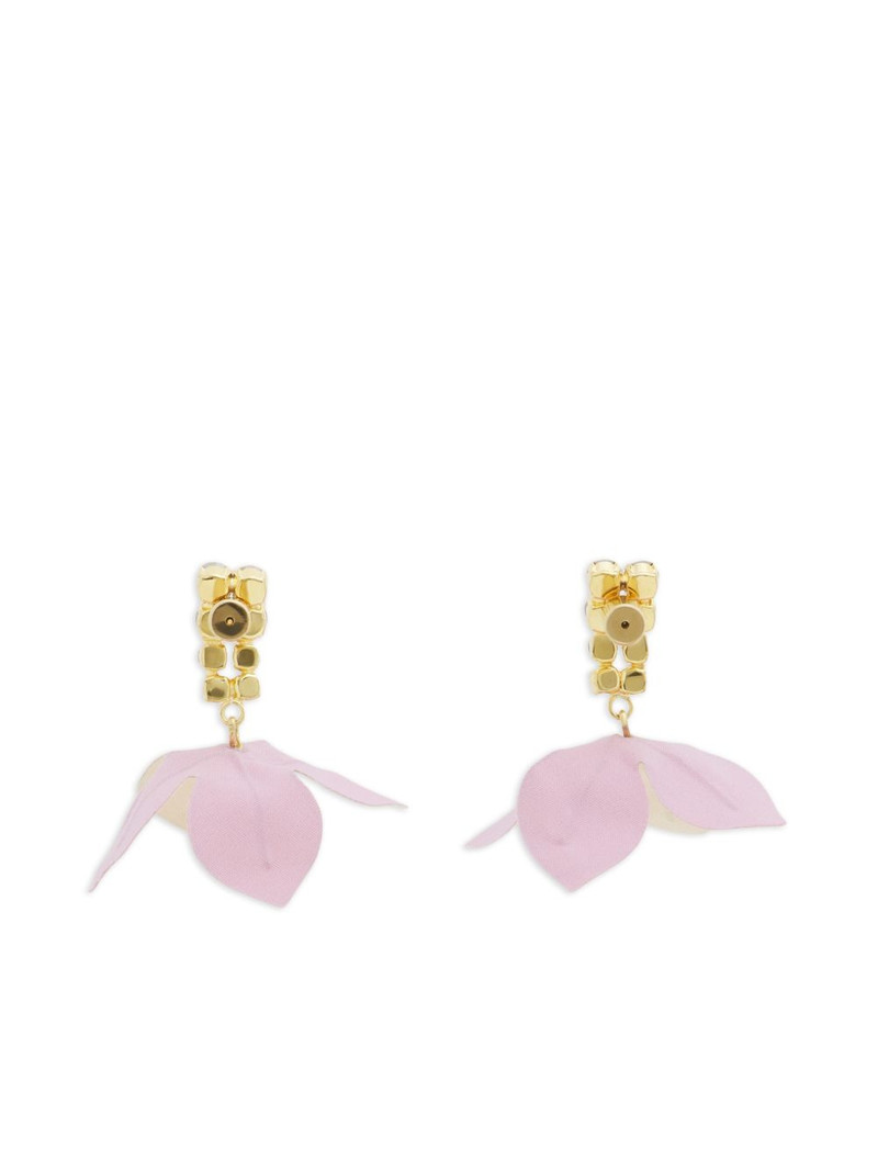 Marni rhinestone flower-pendant earrings outlook
