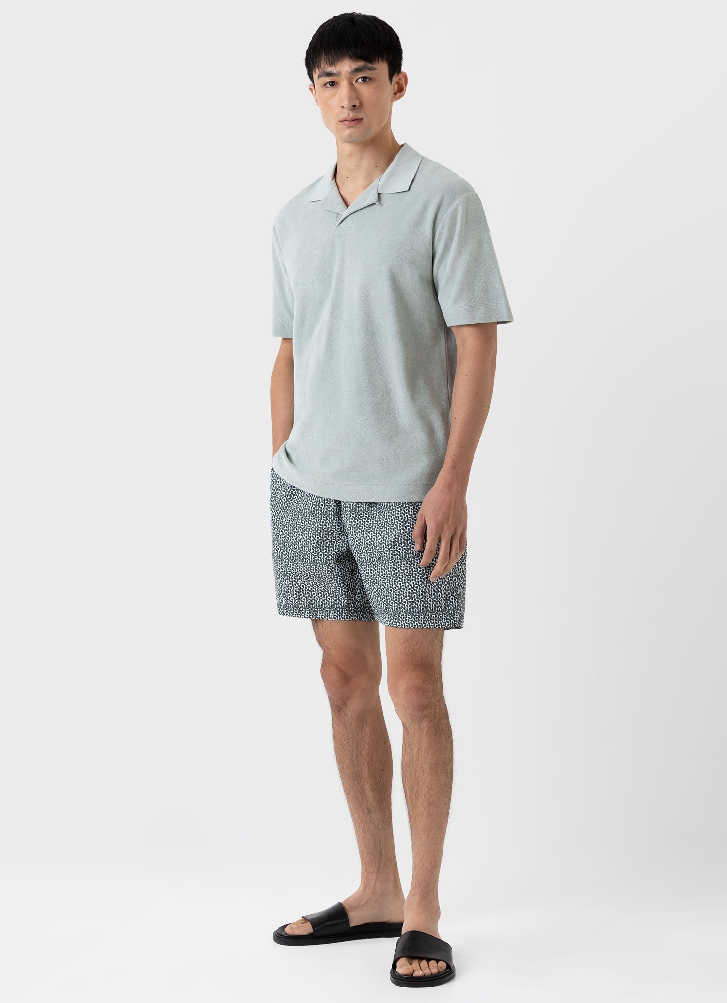 Drawstring Swim Shorts - 3