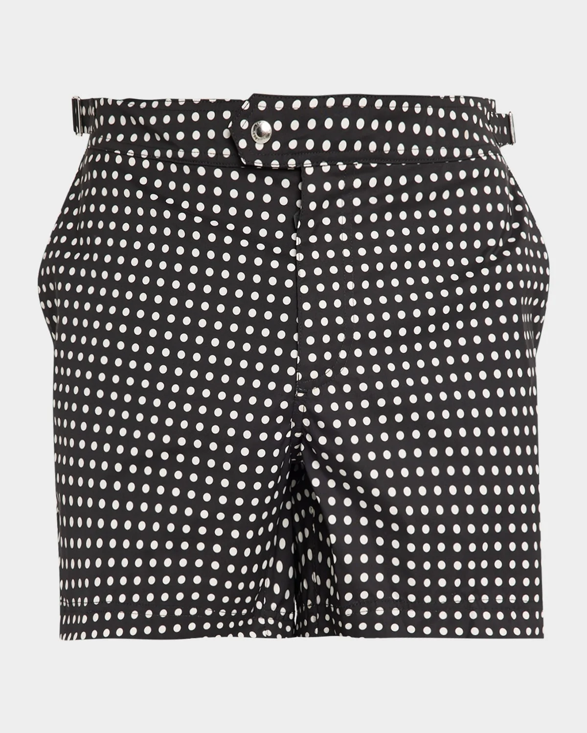 Polkadot Mid-Rise Shorts - 1