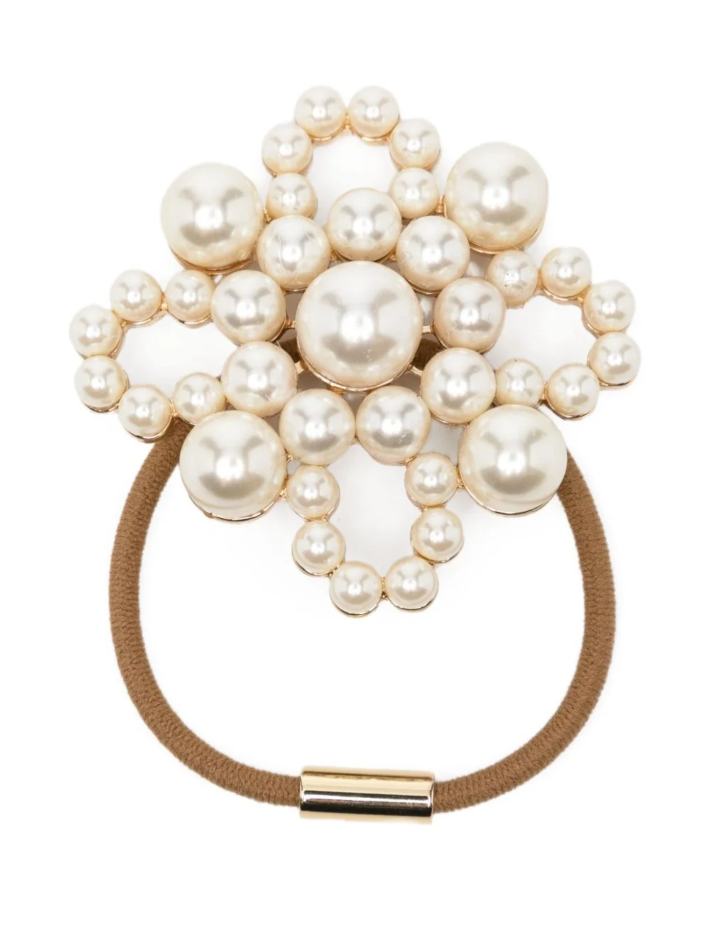 faux-pearl embellished hair band - 1