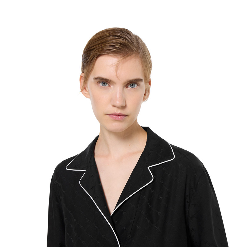 Horsebit silk jacquard T-shirt 3
