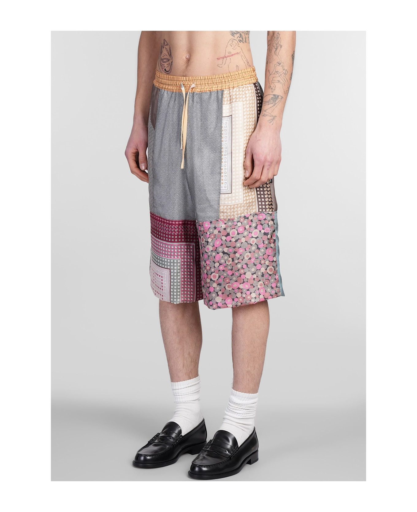 Shorts In Multicolor Silk - 4