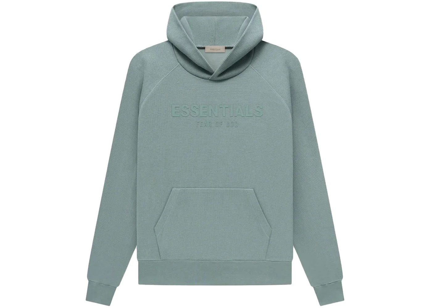 Fear of God Essentials Waffle Raglan Hoodie Sycamore - 1