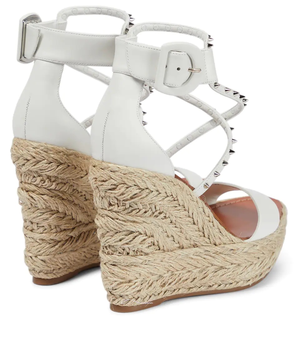 Chocazeppa leather wedge espadrilles - 3