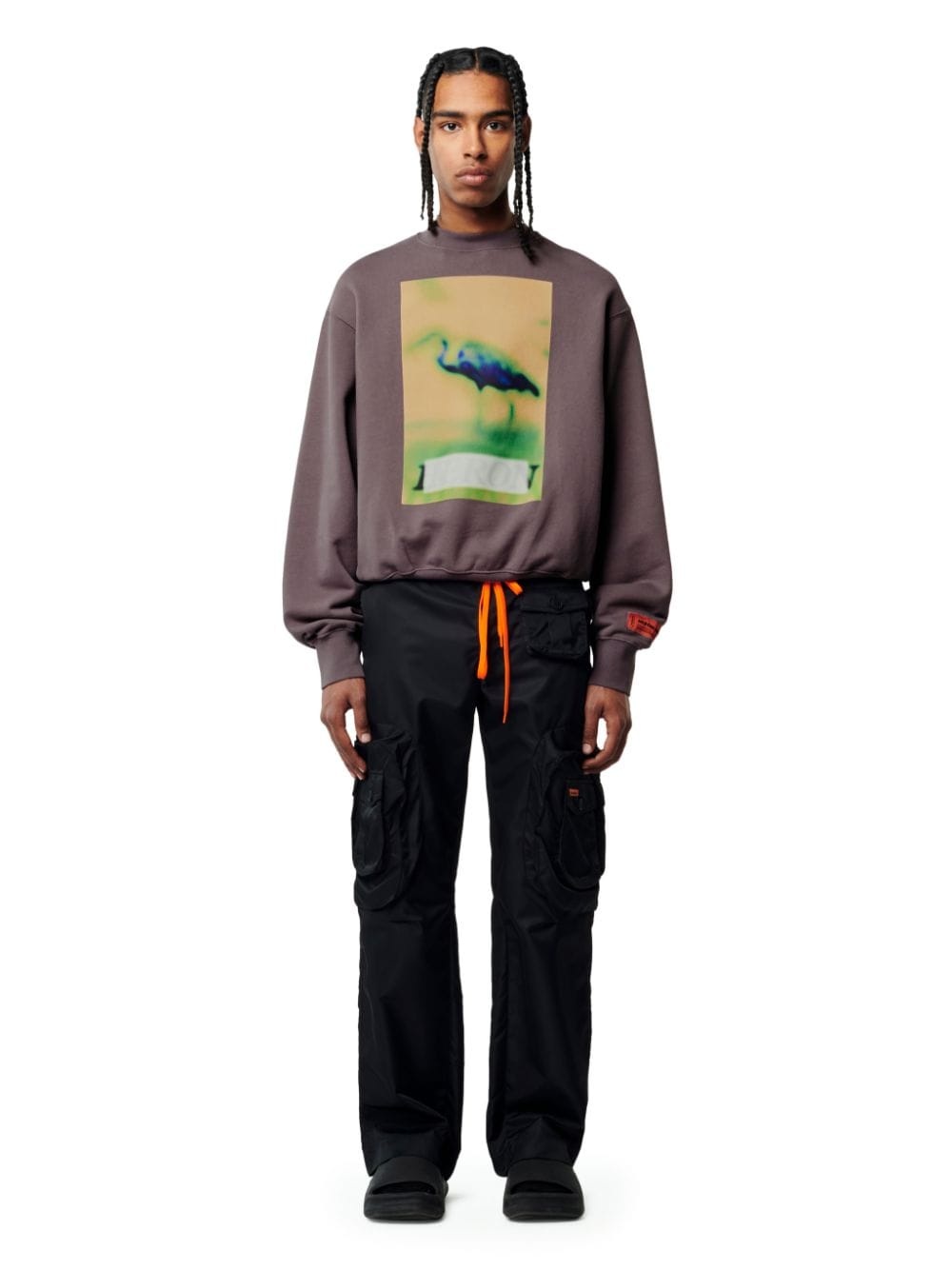 HERON CENSORED Crewneck collar - 2