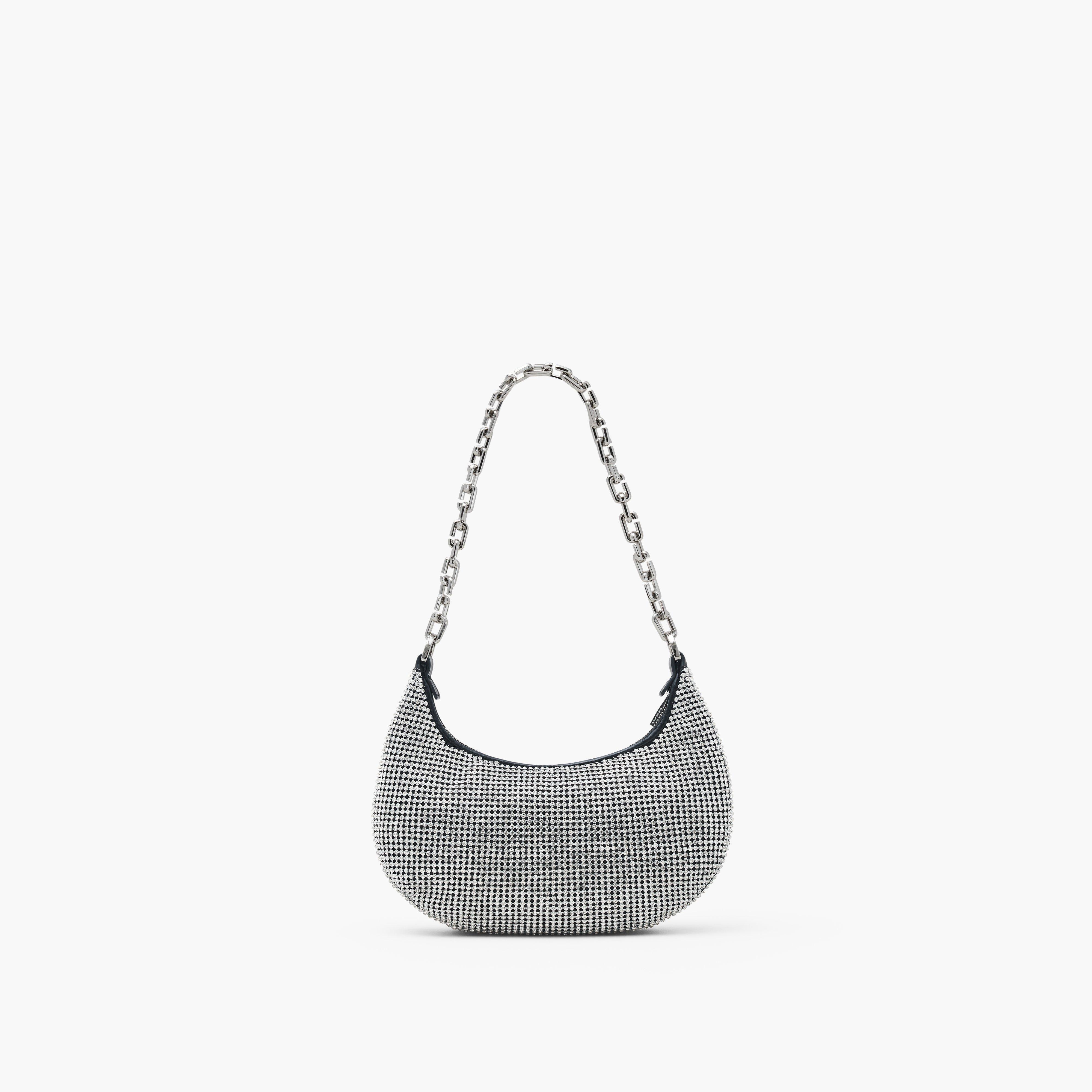 THE RHINESTONE J MARC SMALL CURVE BAG - 4