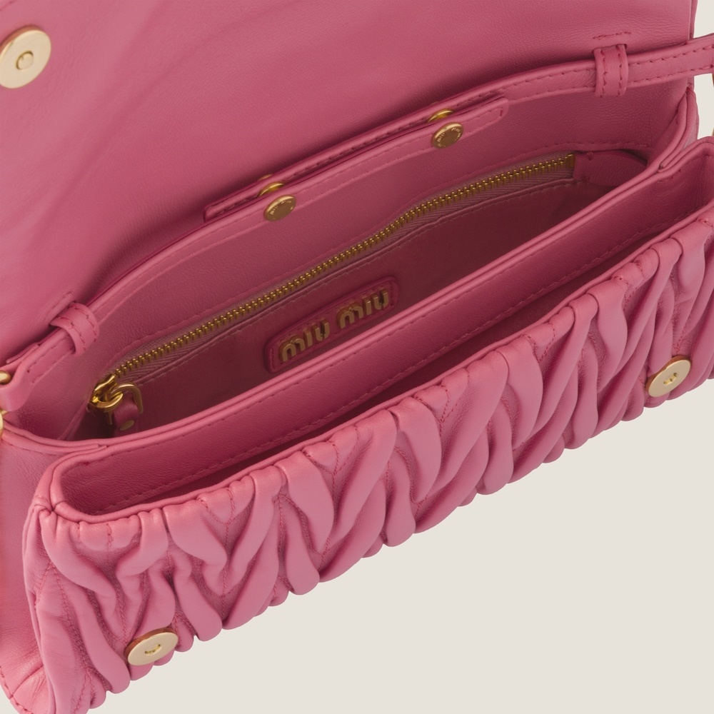 Matelassé nappa leather shoulder bag - 6