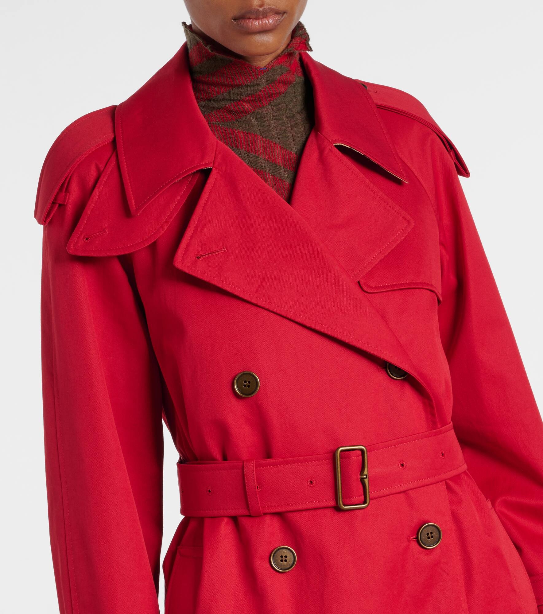 Castleford cotton gabardine trench coat - 4