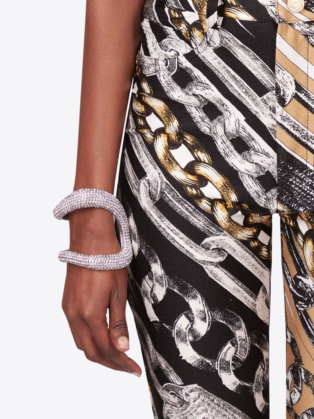 crystal-embellished bracelet - 4