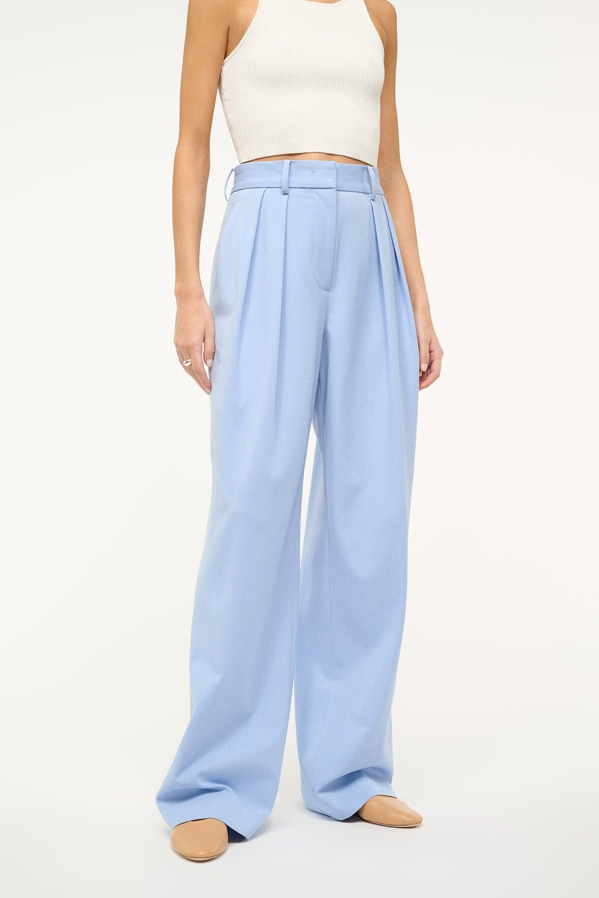 STAUD LUISA PANT PERIWINKLE - 2