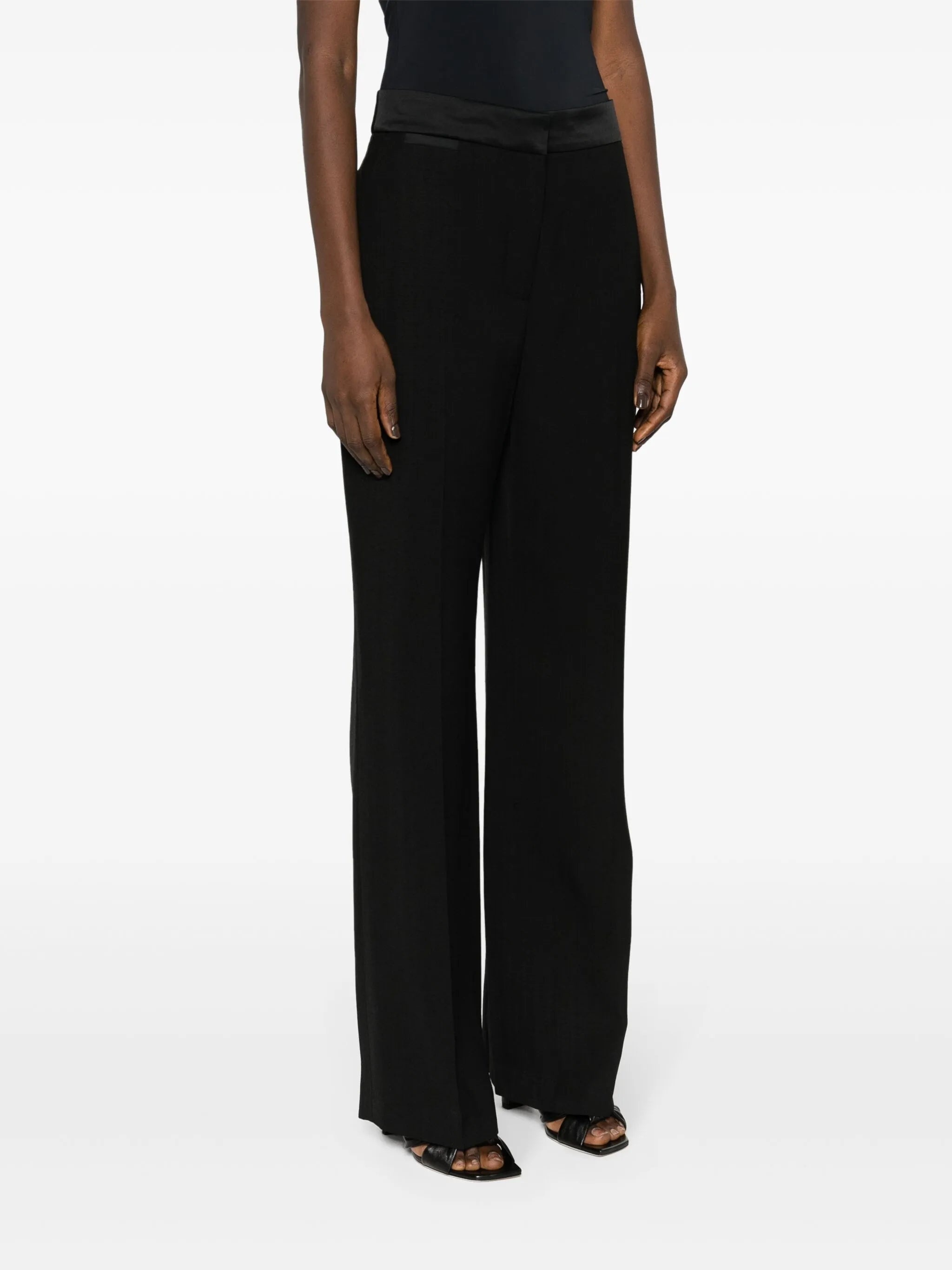 Pressed-crease Long-length Straight-leg Trousers - 4