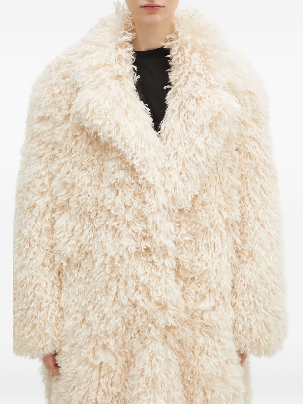 teddy long coat - 4