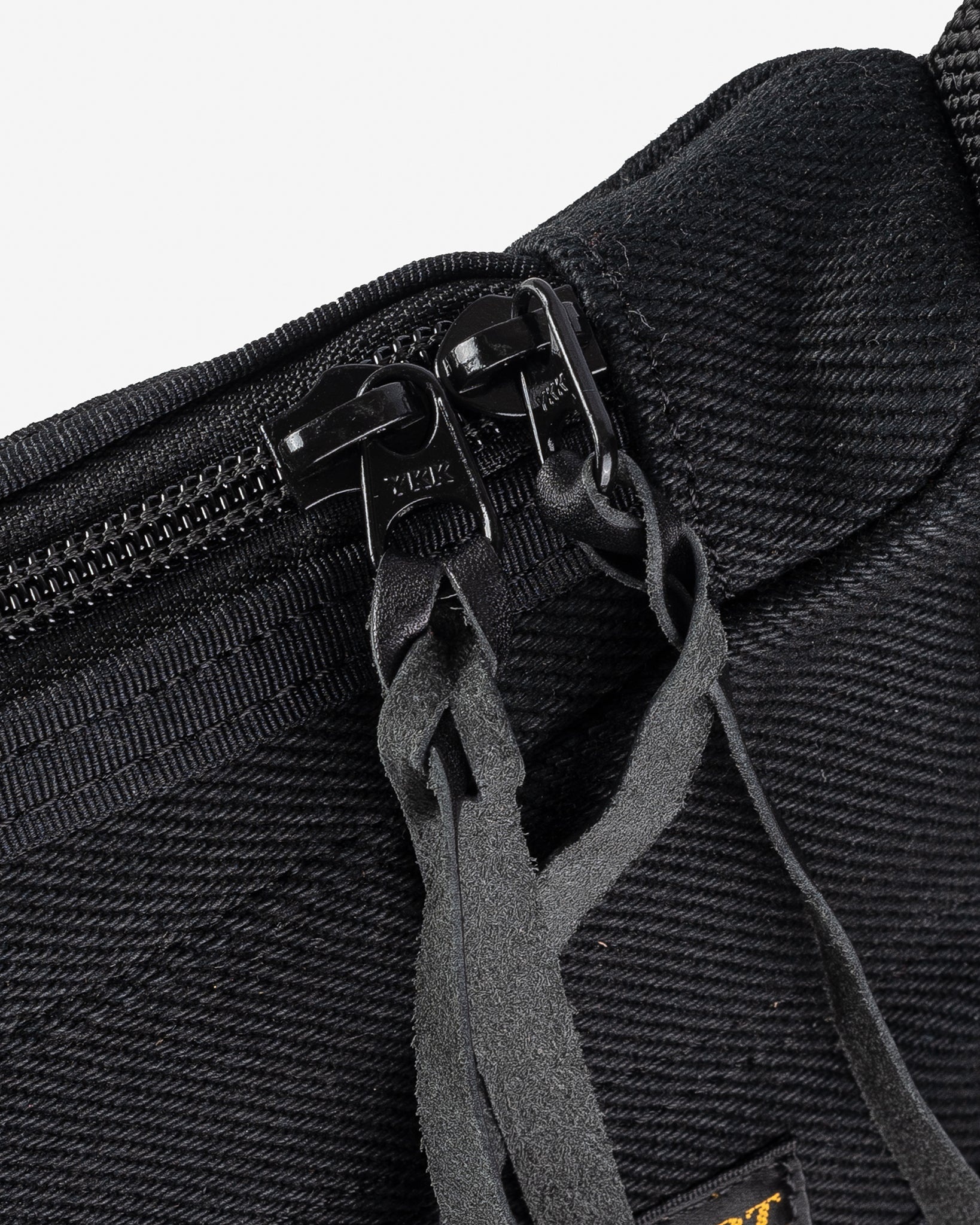 IHE-19-BLK 21oz Denim Small Shoulder Bag - Black - 5