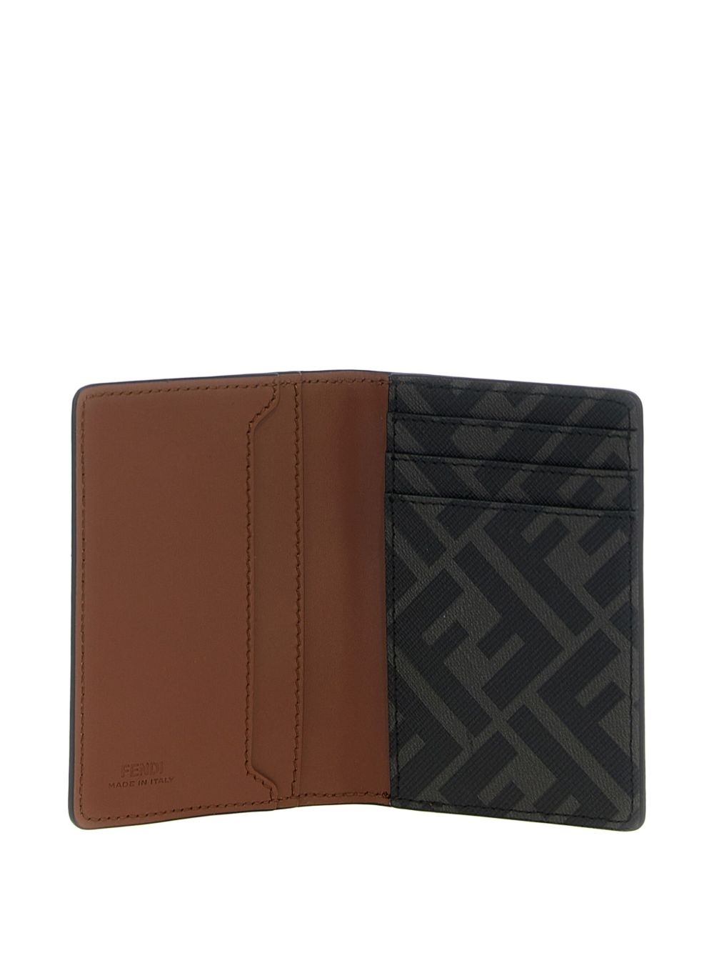 logo-embellished leather wallet - 3