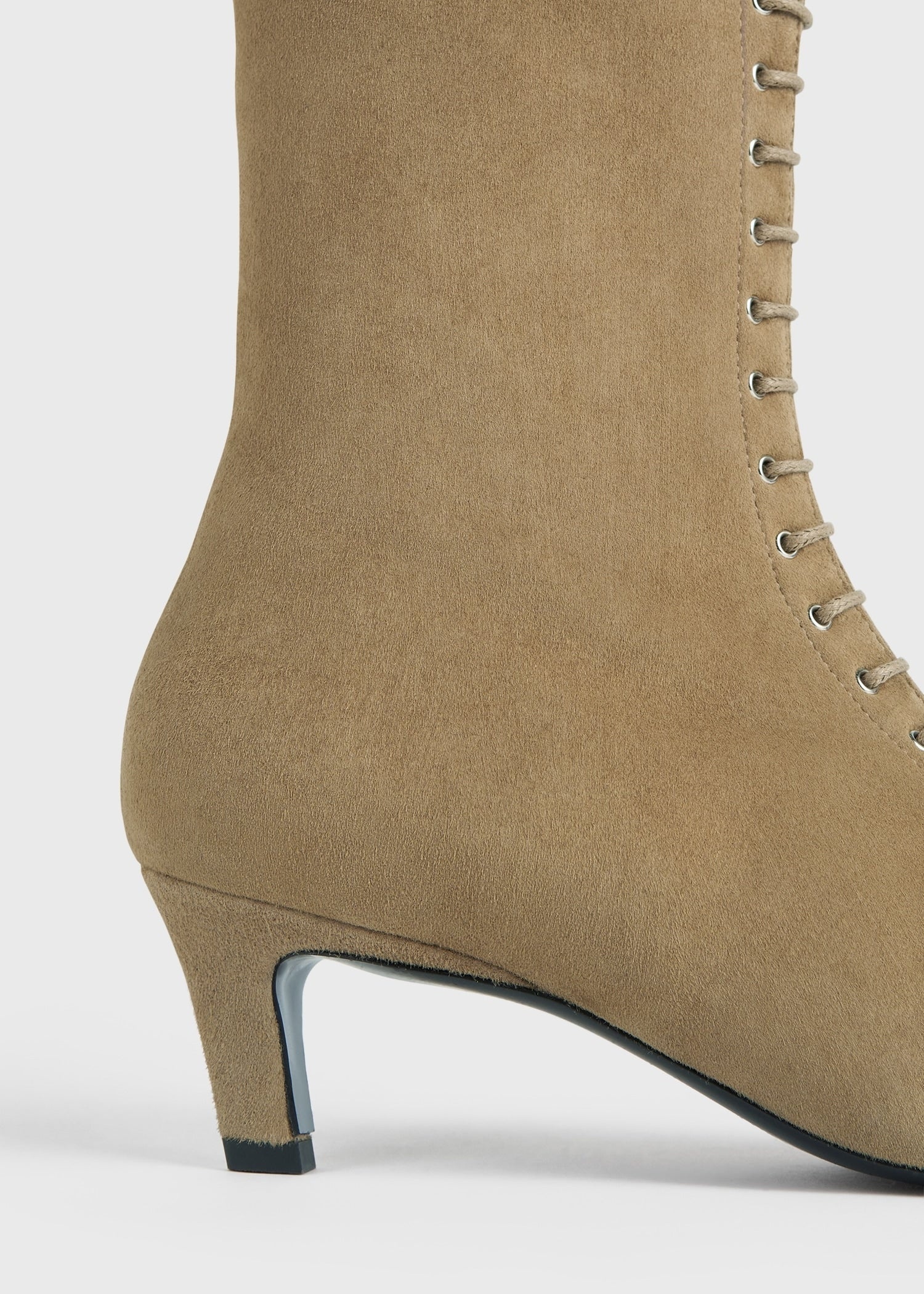 Suede lace-up boots desert - 5