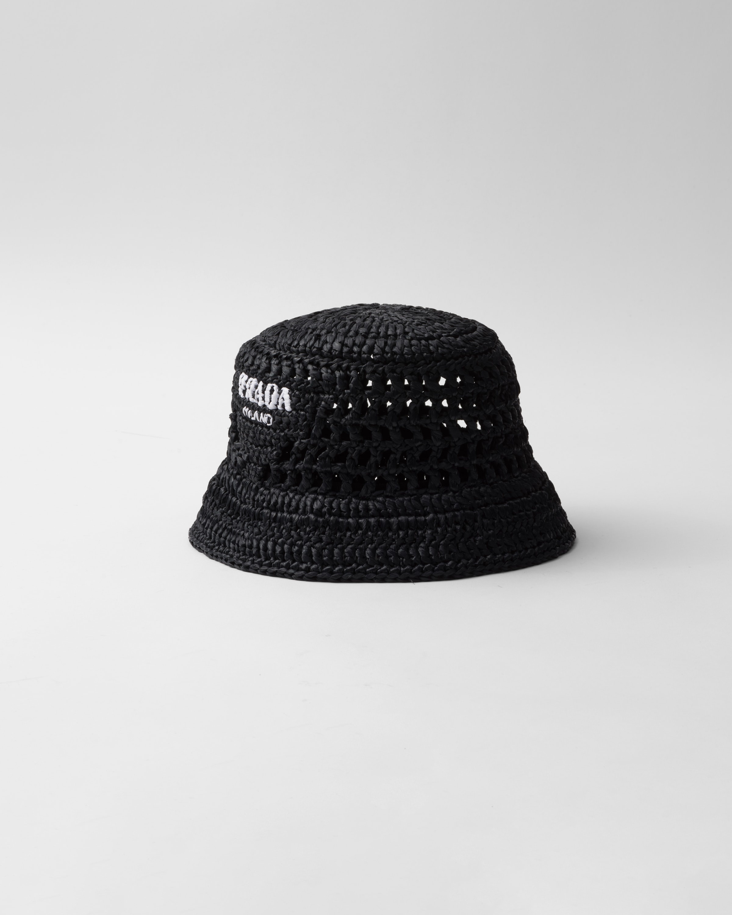 Woven fabric bucket hat - 1