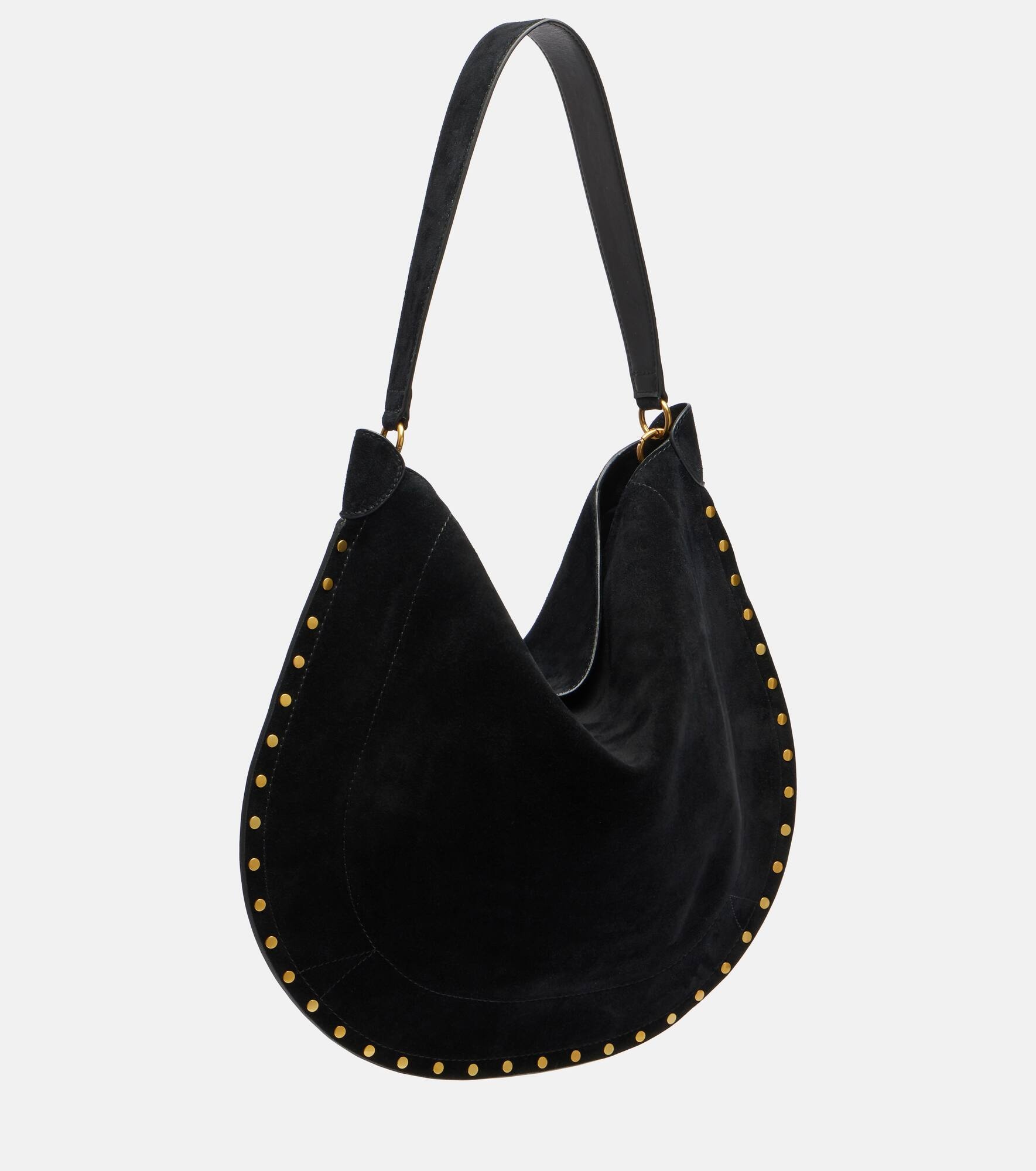 Oskan Soft Medium suede shoulder bag - 4
