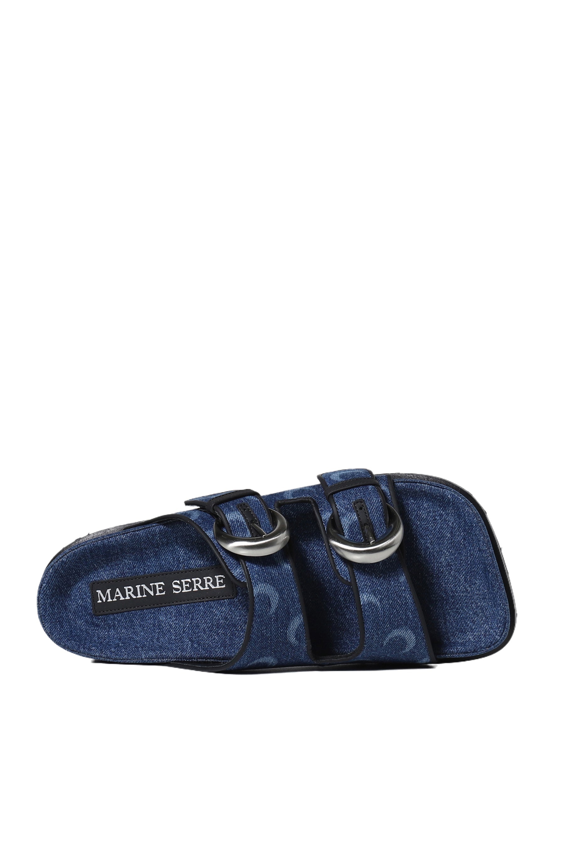 REGENERATED DEADSTOCK DENIM MS GROUND SANDAL / BLU LASER+WASH - 5