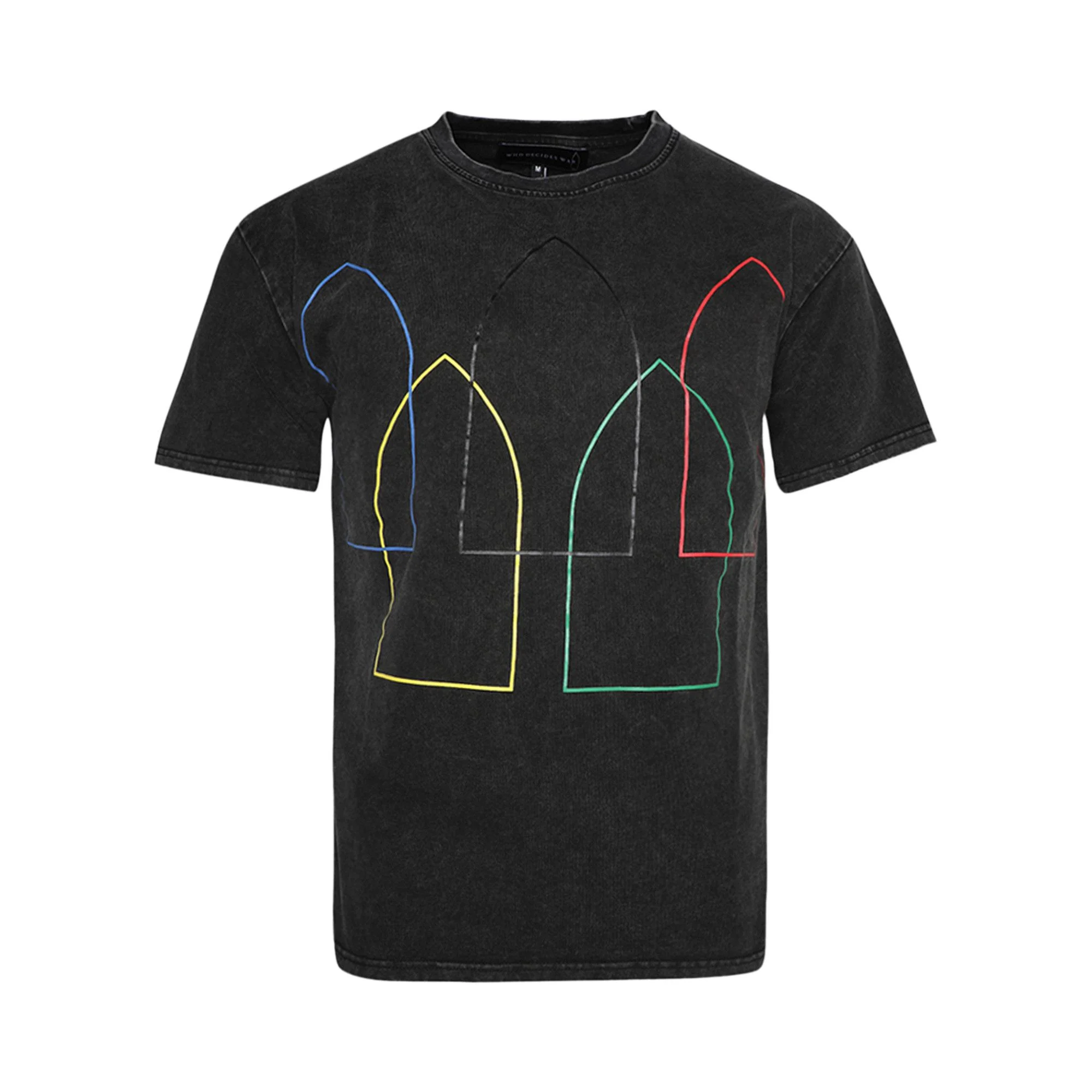 Who Decides War Interwoven Windows Short-Sleeve 'Coal' - 1