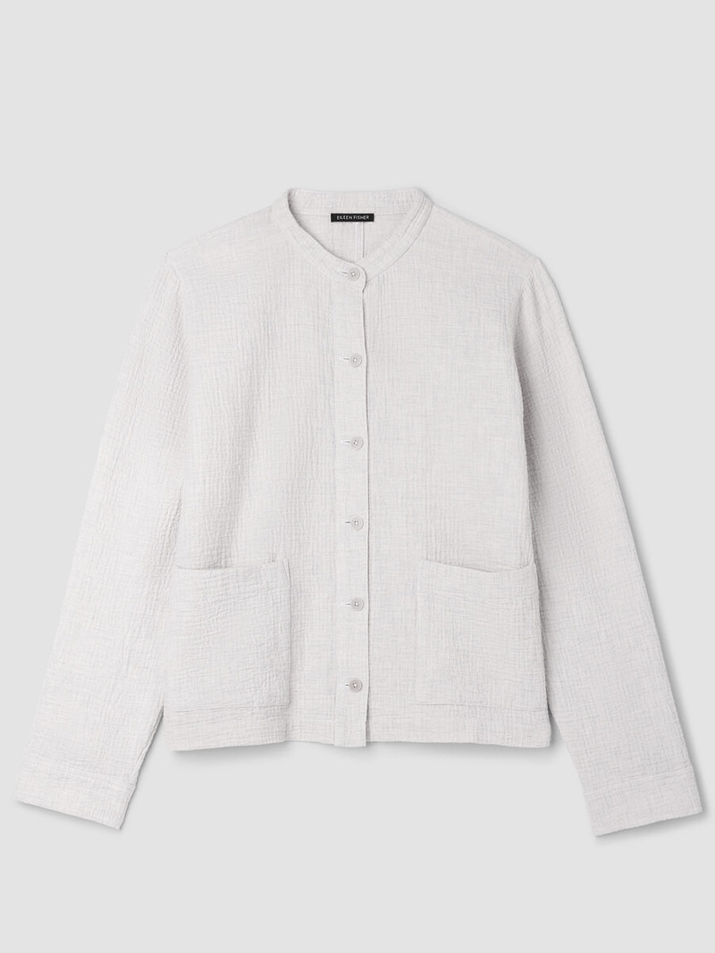 Organic Cotton Doubleweave Shirt Jacket 1