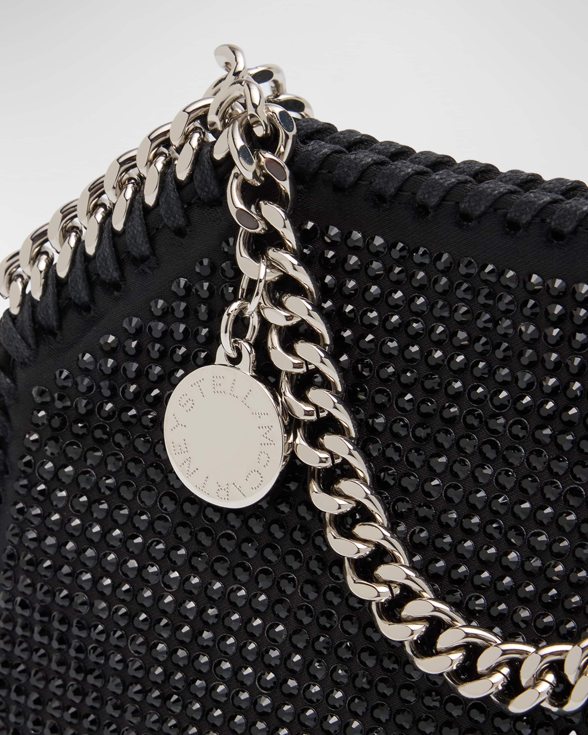 Tiny Embellished Chain Tote Bag - 4