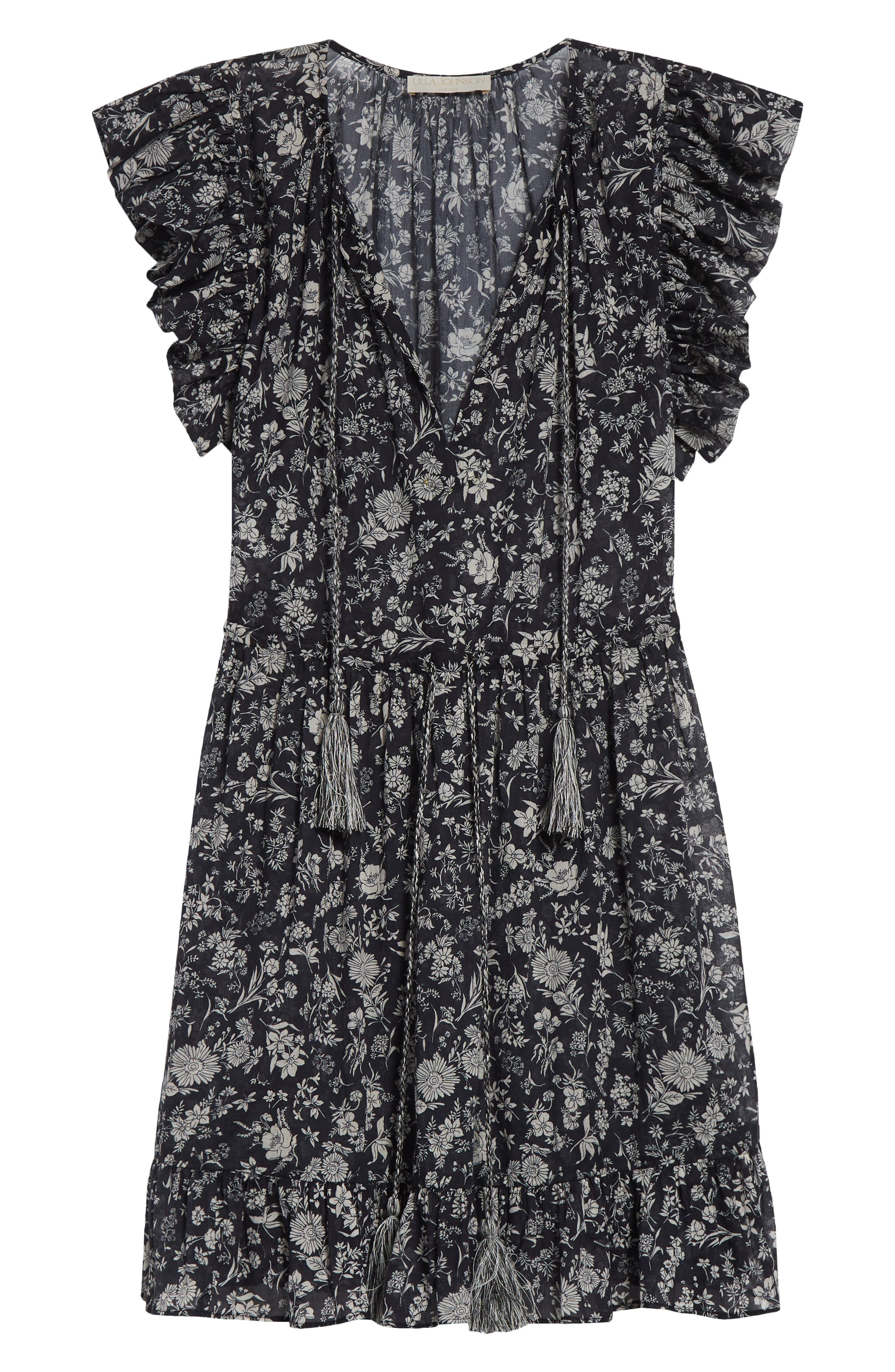 Ulla Johnson Kalina Cover-Up Minidress in Midnight Bloom at Nordstrom - 6