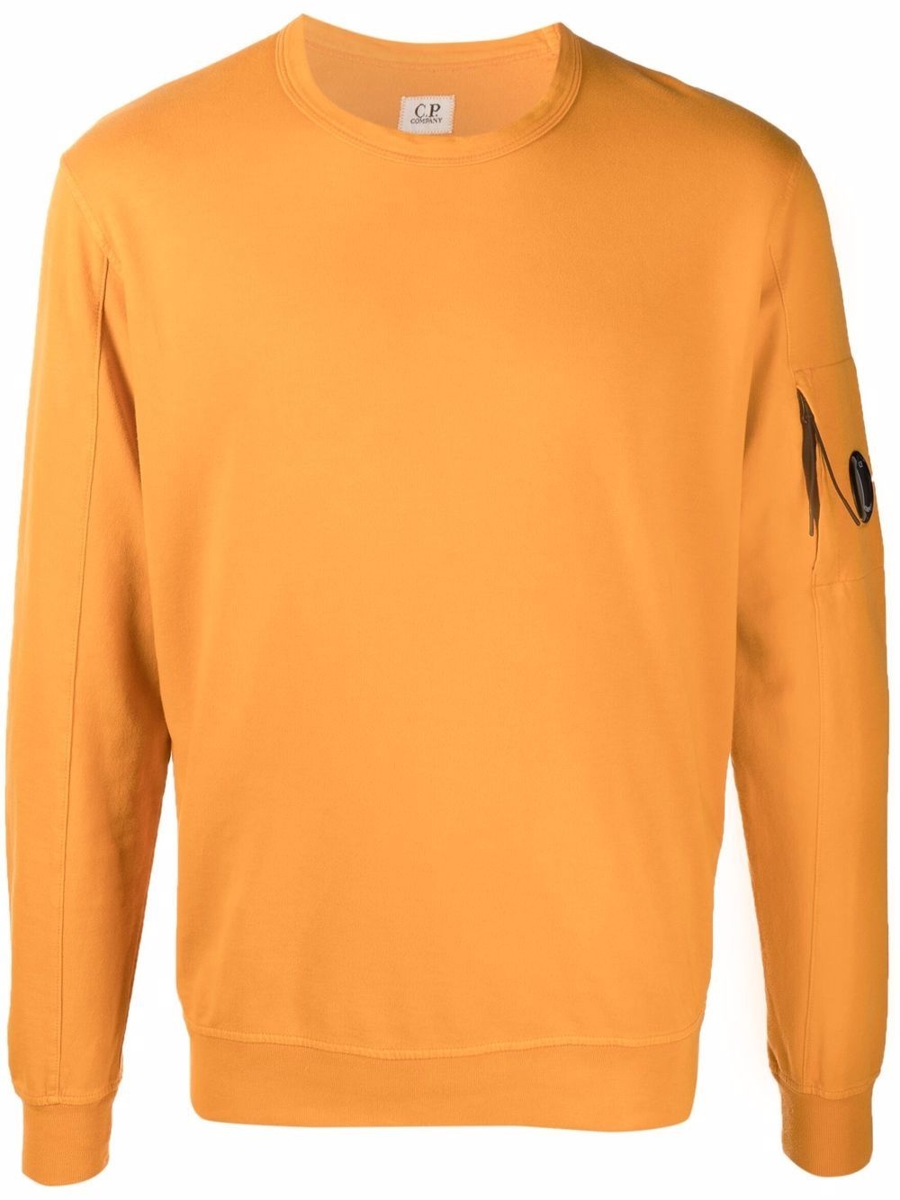 logo-plaque crew-neck jumper - 1