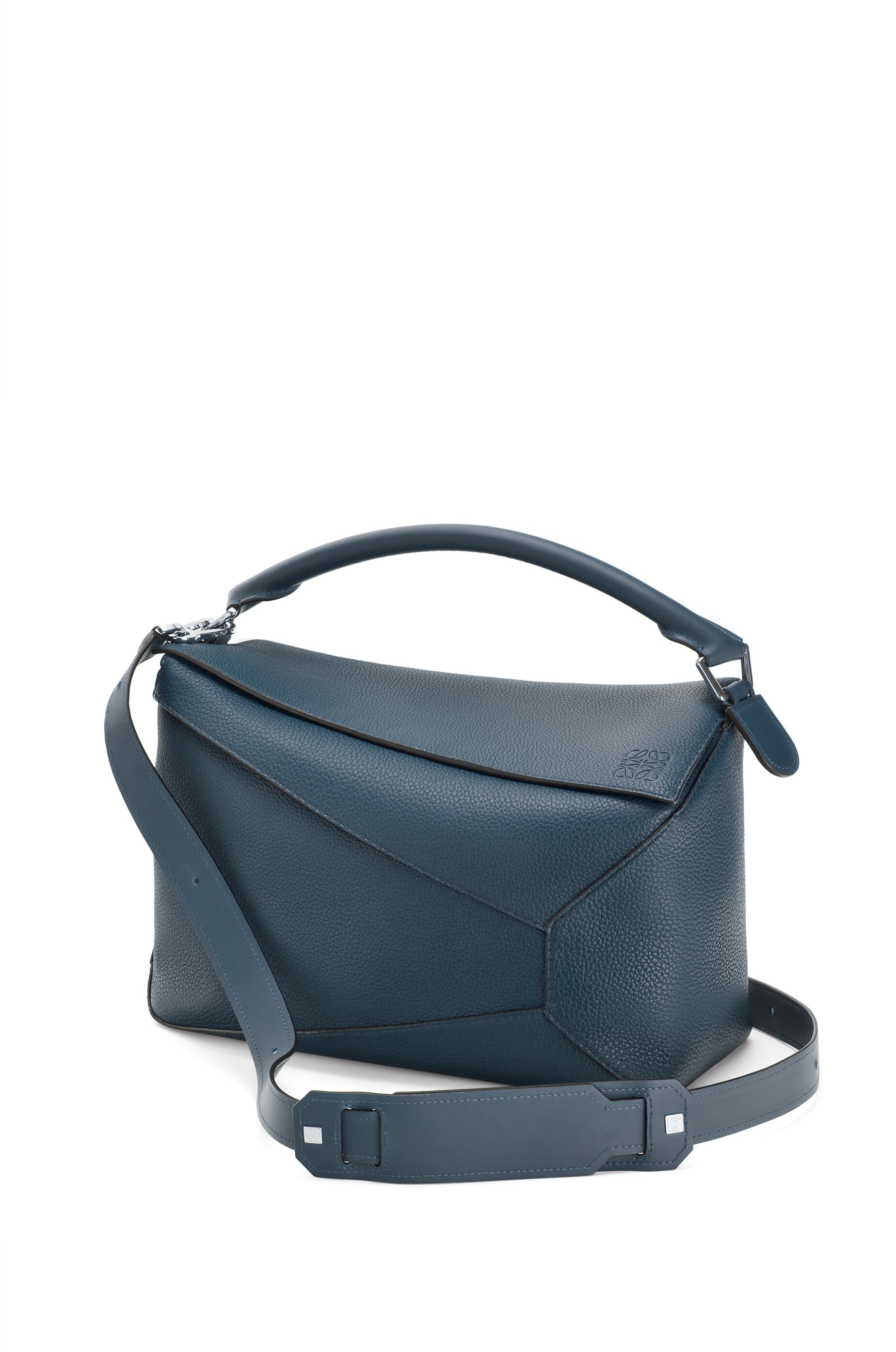 Large Puzzle Edge bag in grained calfskin - 2