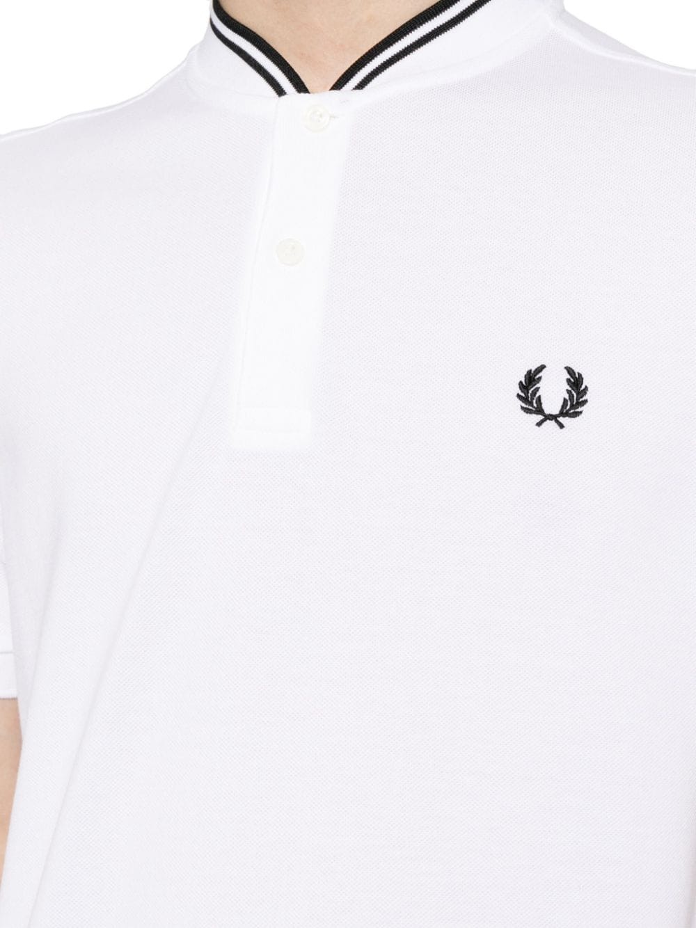 logo-embroidered polo shirt - 5