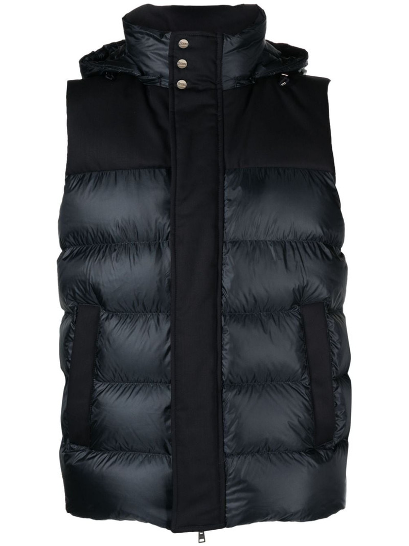 quilted hooded gilet 1