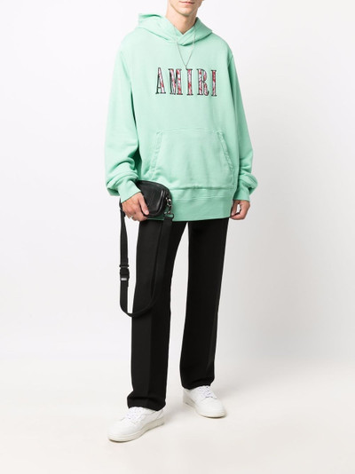 AMIRI logo-embroidered hoodie outlook