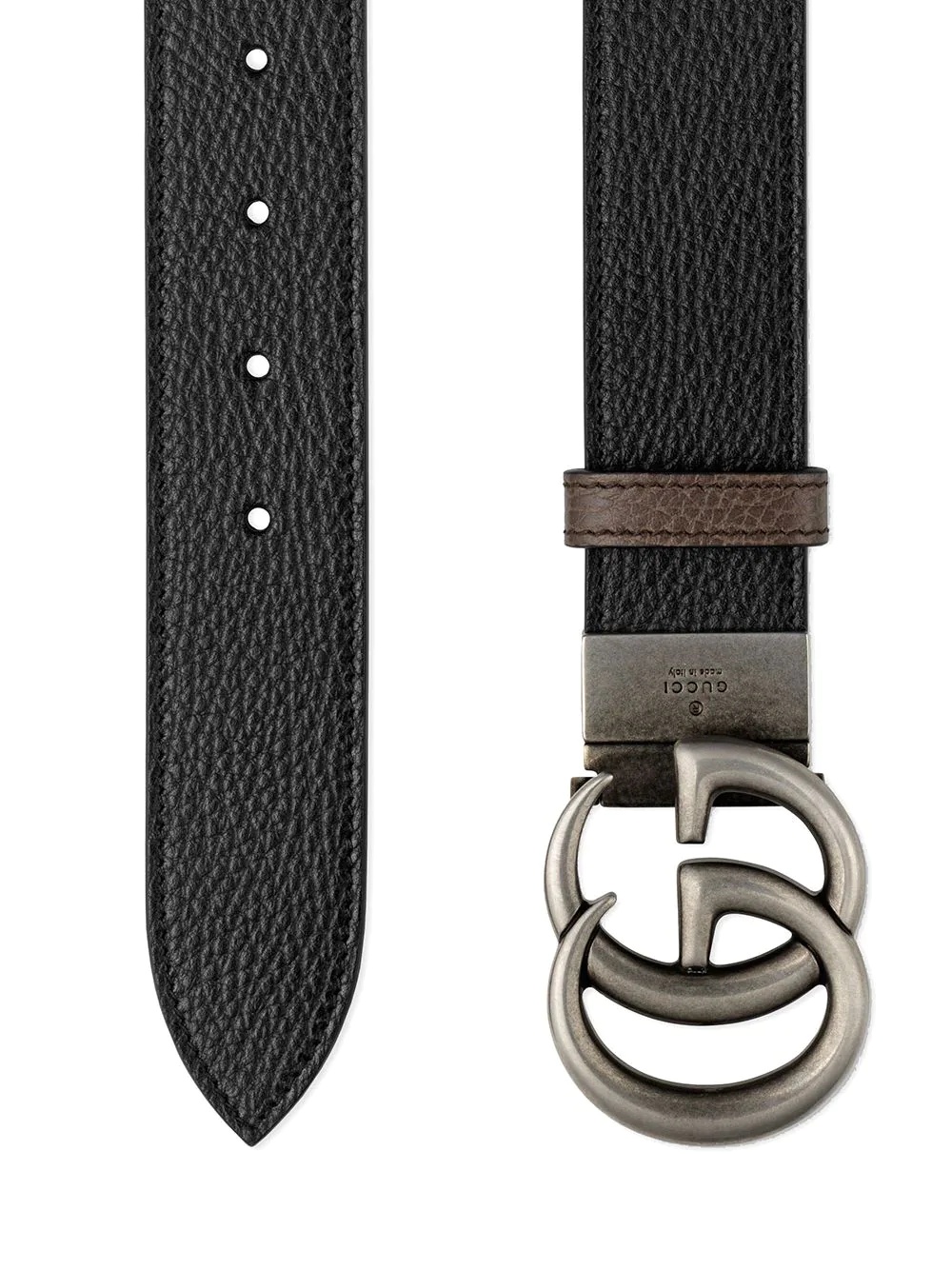 reversible double G buckle belt - 2