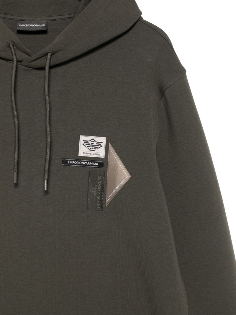 logo-appliqué hoodie 3