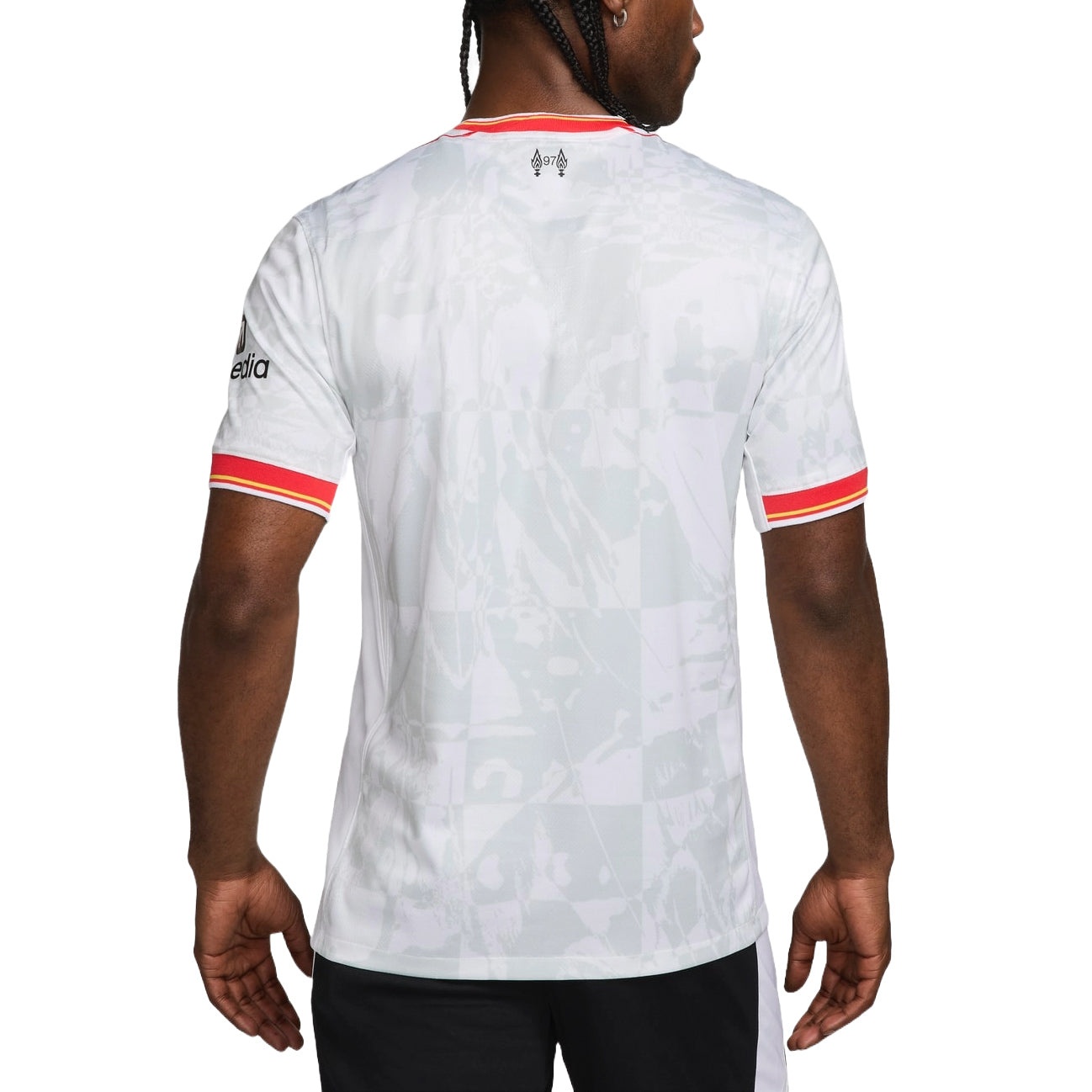 Nike Dri-FIT Liverpool FC 2024/25 Stadium Third Football Jesrey 'White Red' FQ2030-101 - 2